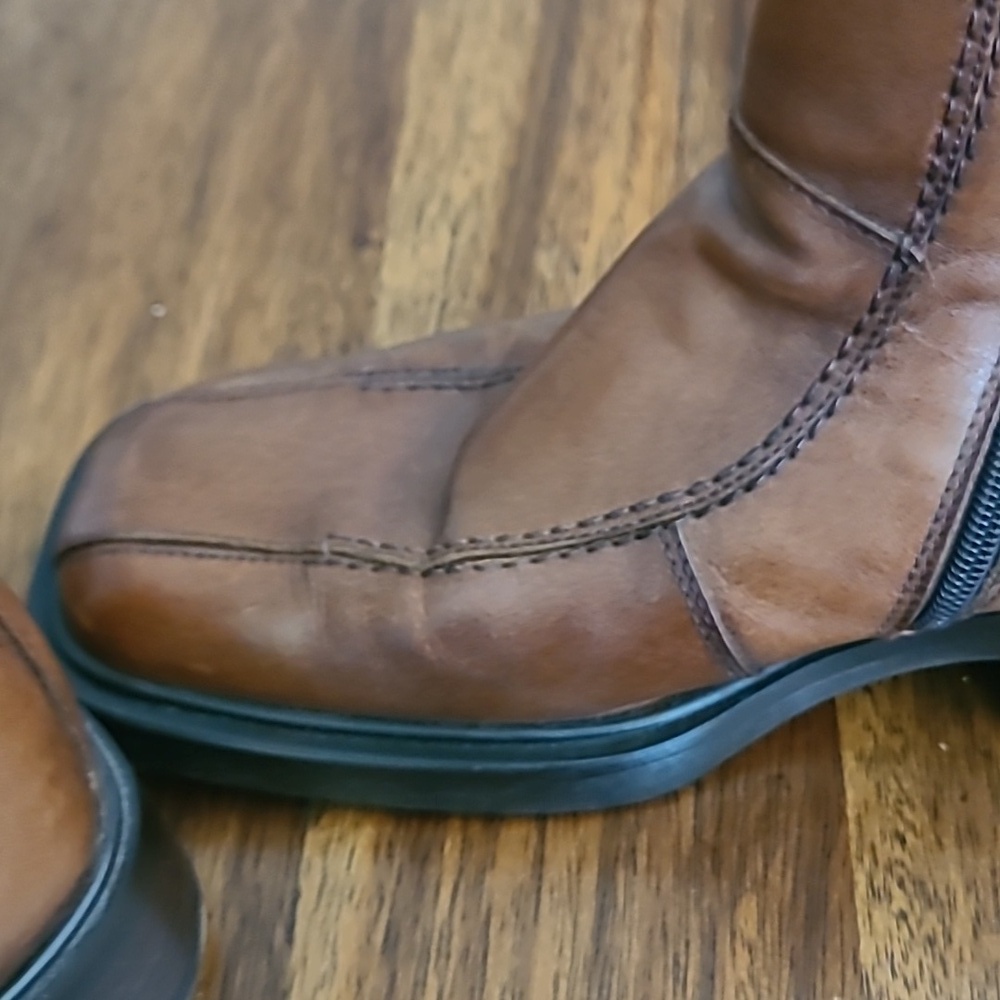 ALDO Business Casual Leather Men's Dress Shoes Mid-top Boots Brown 10.5M (42) - Picture 3 of 8